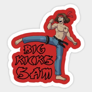 Big Kicks Sam Sticker